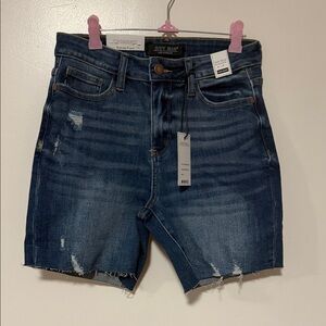 Judy Blue Dark Wash Denim Shorts